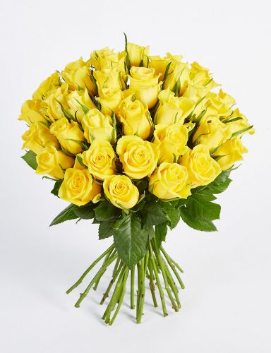 Купить 45 желтых роз с доставкой по Чадану