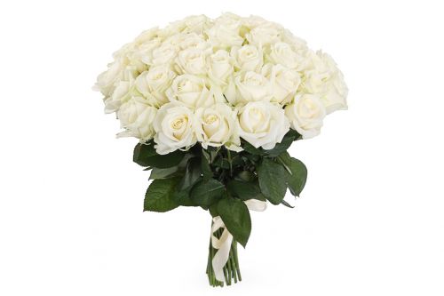 Заказать с доставкой 41 белую розу по Чадану